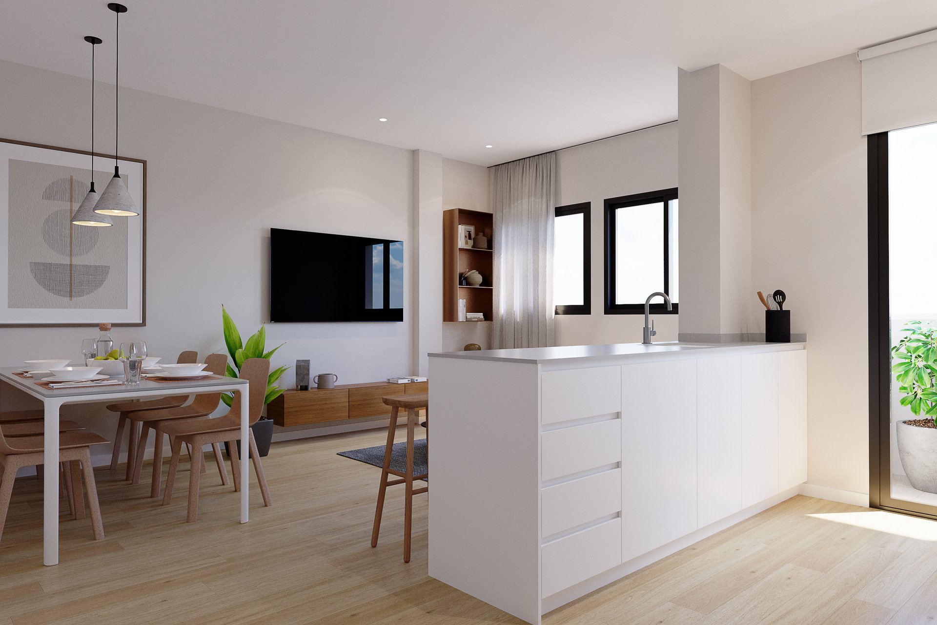 Nieuwbouw Woningen - Apartment -
Algorfa